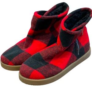 Indigo Road Buffalo Plaid Bootie